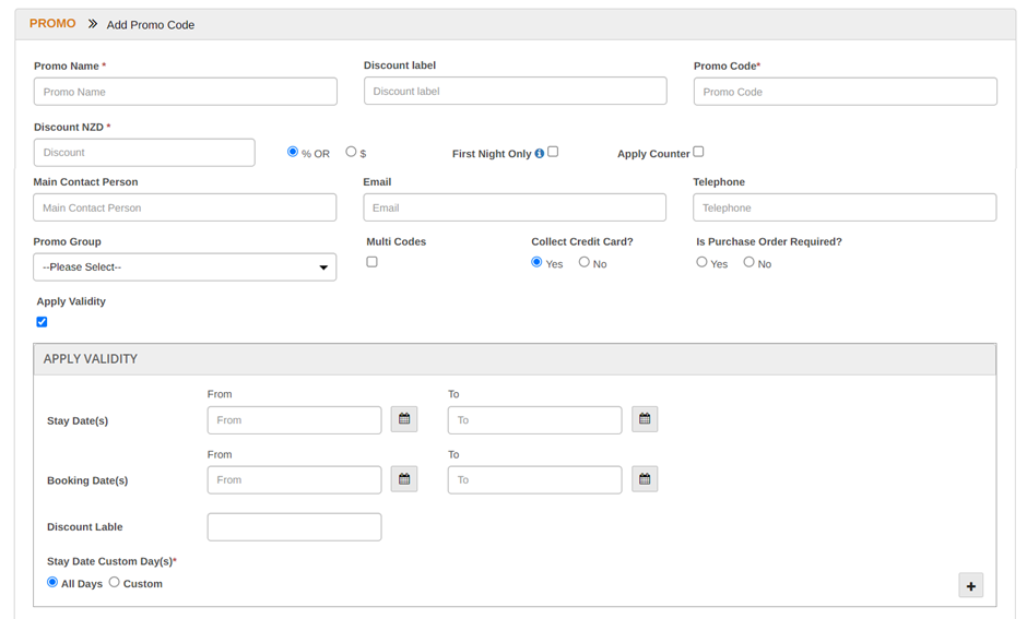 What is Promo Codes and how it works?