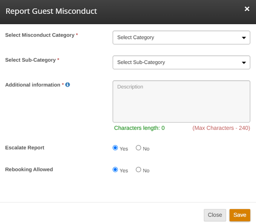How to Report Guest Misconduct?